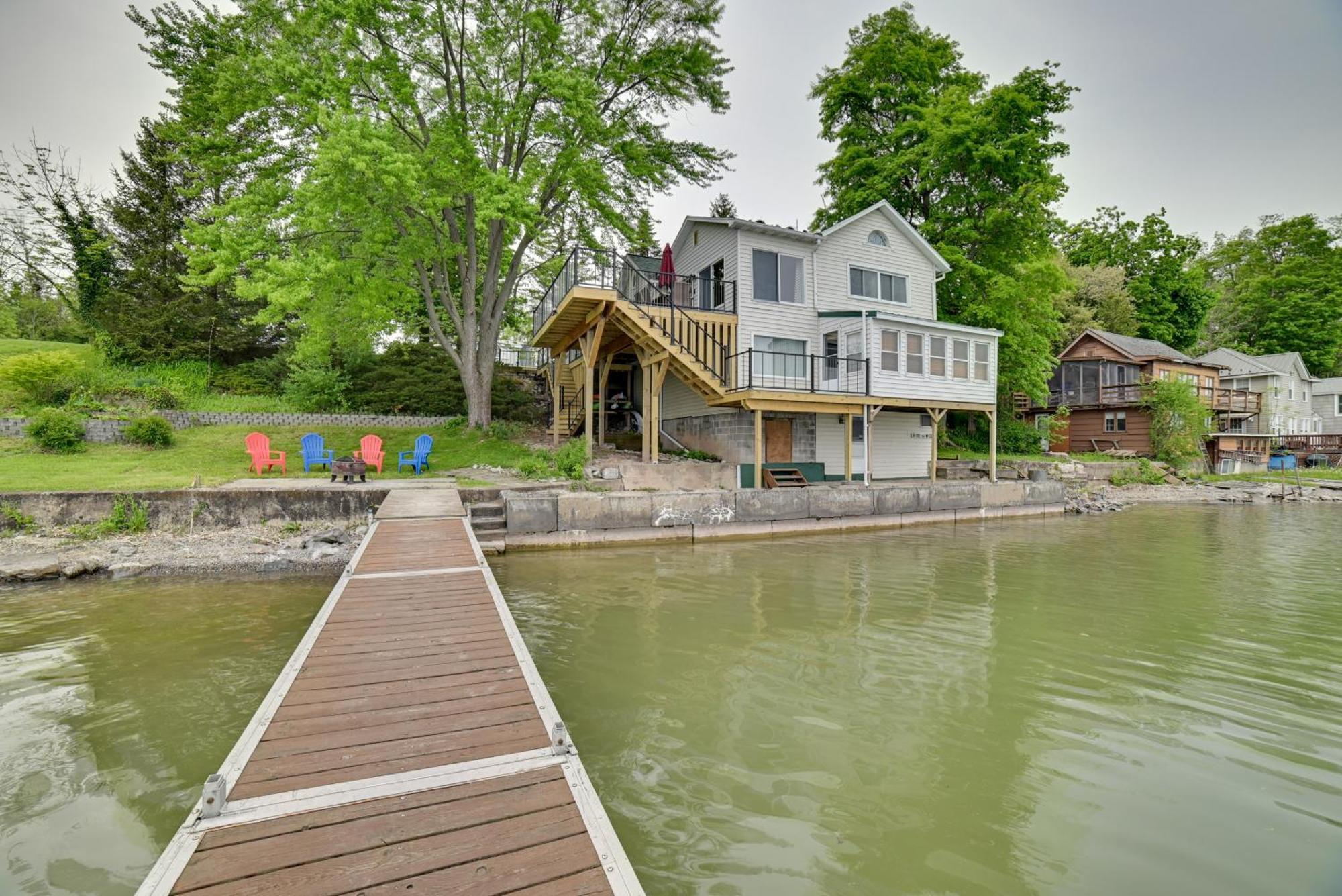 Cayuga Lake Retreat In Seneca Falls With Dock! מראה חיצוני תמונה